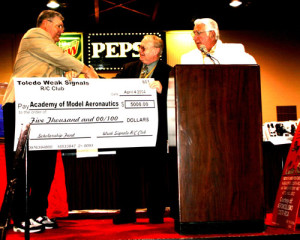 Presentation of Scholarship Check