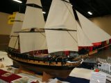 Military Scale Boat<br>First<br>GARY BUSSELL<br>British Frigate HMS Surprise<br>MUNCIE,IN USA